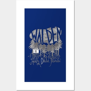 Walden (grey) Posters and Art